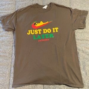 Vintage Nike Just Do It Later Shirt Size Medium